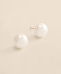 14k Gold Pearl Stud Earrings | Brooks Brothers