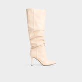 Aldo Daroba in Cream - Over-the-knee boot, Stiletto heel Women