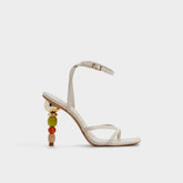 Aldo Beachglass in White Bone - Strappy heeled sandal Women
