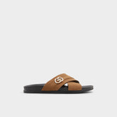 Aldo Delmar Open Brown Men's Slides - Slide sandal Men