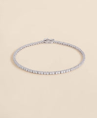 2 CT. Lab-Grown Diamond 14k Gold Link Bracelet | Brooks Brothers