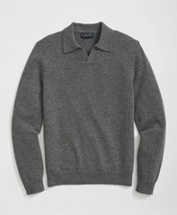 3-Ply Cashmere Jonny Collar Polo Sweater | Brooks Brothers