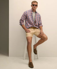 7" Linen Cotton Shorts | Brooks Brothers