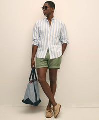 7" Linen Cotton Shorts | Brooks Brothers