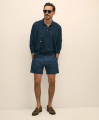 7" Linen Cotton Shorts | Brooks Brothers