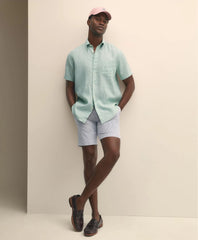 9" Cotton Seersucker Stripe Shorts | Brooks Brothers