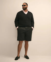 Big & Tall 10" Flat Front Stretch Advantage Chino | Brooks Brothers