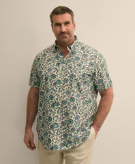 Big & Tall Friday Shirt, Short-Sleeve Poplin | Brooks Brothers