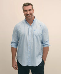 Big & Tall Friday Shirt, Poplin Stripes | Brooks Brothers