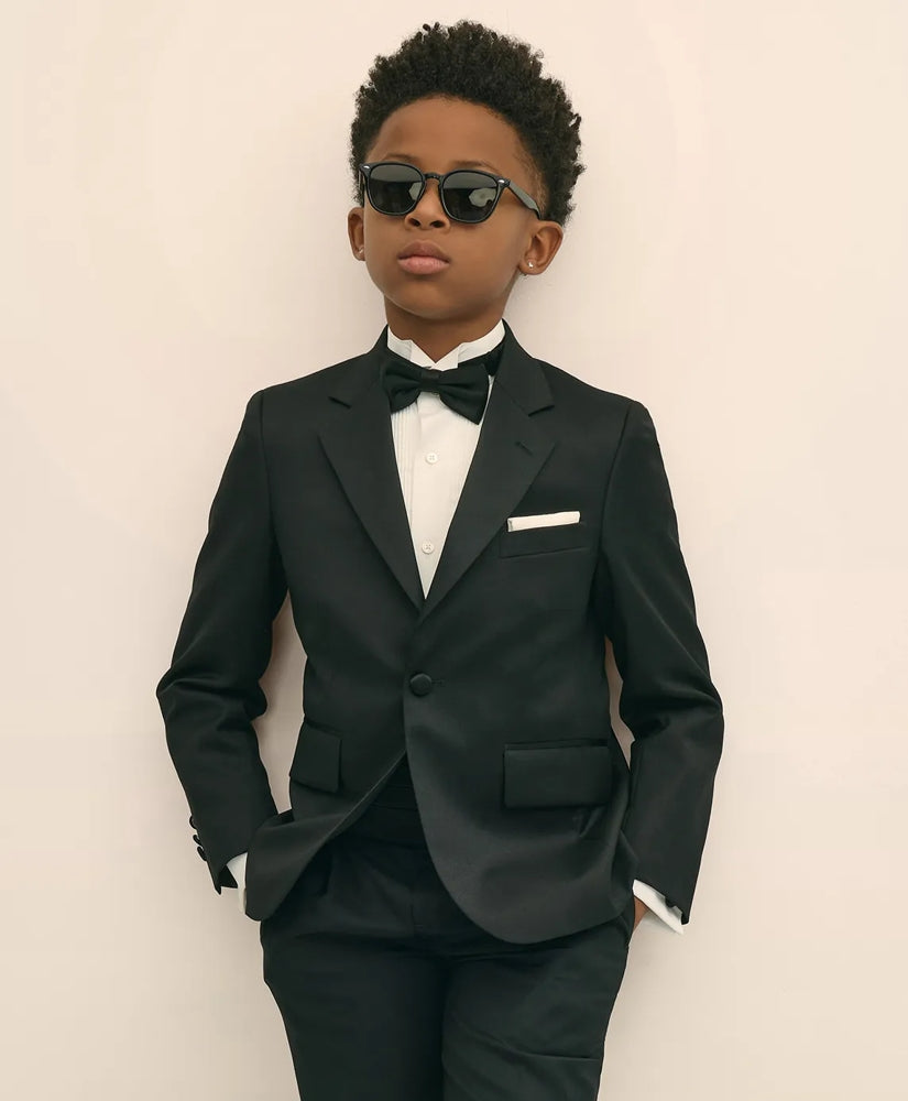 Boys Junior Stretch Wool Tuxedo Jacket | Brooks Brothers