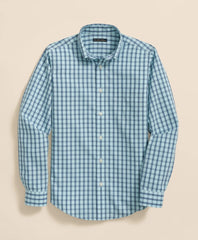 Boys Non-Iron Broadcloth Polo Button-Down Collar Check Sport Shirt | Brooks Brothers