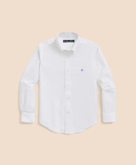 Boys Non-Iron Stretch Cotton Oxford Sport Shirt | Brooks Brothers