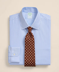 Brooks Brothers Explorer Collection Non-Iron Twill Ainsley Collar, Bengal-Stripe Dress Shirt | Brooks Brothers