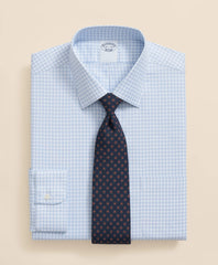 Brooks Brothers Explorer Collection Non-Iron Twill Ainsley Collar, Gingham Dress Shirt | Brooks Brothers