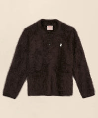 Brooks Brothers x Brain Dead Brushed Cashmere Embroidered Emblem Polo Sweater | Brooks Brothers