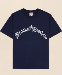 Brooks Brothers x Brain Dead Cotton Vintage-Inspired Emblem T-Shirt | Brooks Brothers