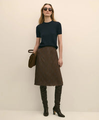 Chiffon Plaid Skirt | Brooks Brothers