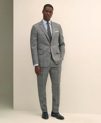 Classic Fit Saxon Wool Bold Check 1818 Suit | Brooks Brothers