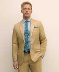 Classic Fit Stretch Cotton Twill Suit Jacket | Brooks Brothers