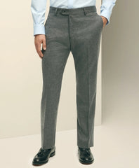 Classic Fit Wool Flannel Dress Pants | Brooks Brothers