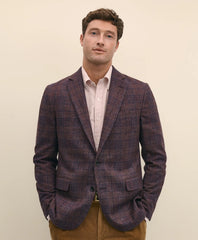 Classic Fit Wool Flannel Plaid Sport Coat | Brooks Brothers