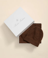 Cotton-Alpaca-Wool Blend Hat & Scarf Boxed Set | Brooks Brothers