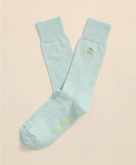 Cotton Blend Ribbed Socks | Brooks Brothers