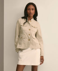 Cotton Blend Twill Jacket | Brooks Brothers