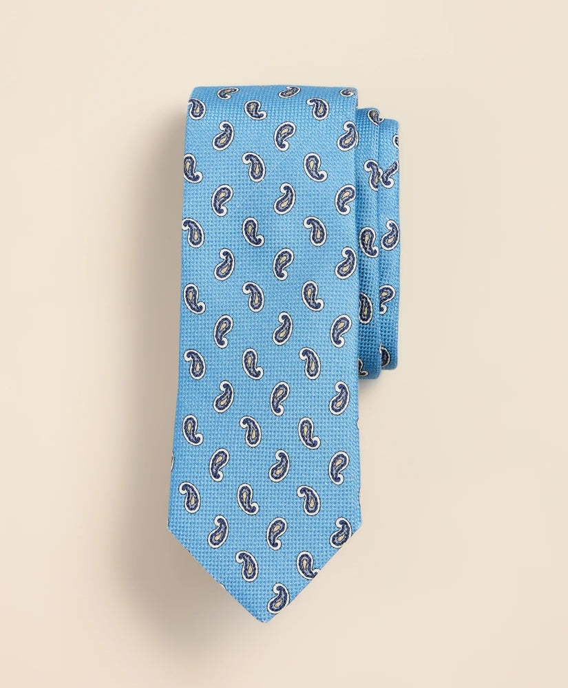 Cotton-Silk Foulard Tie | Brooks Brothers