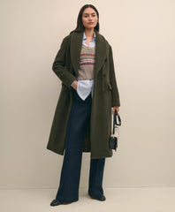 Double-Faced Wool Shawl-Collar Coat | Brooks Brothers