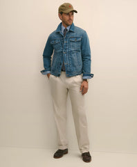 Pleated Traditional Fit Cotton Advantage Chino | Brooks Brothers