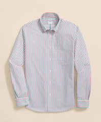 Friday Shirt, Poplin Holiday Stripe | Brooks Brothers