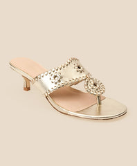 Jack Rogers Kitten-Heel Sandals | Brooks Brothers