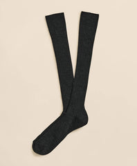 Merino Wool Blend Over-the-Calf Ribbed Socks | Brooks Brothers