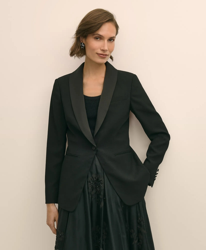 Crepe Shawl-Collar Dinner Jacket | Brooks Brothers