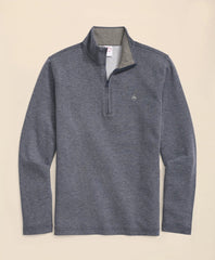 Cotton Blend Pique Quarter-Zip | Brooks Brothers