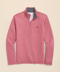 Cotton Blend Pique Quarter-Zip | Brooks Brothers