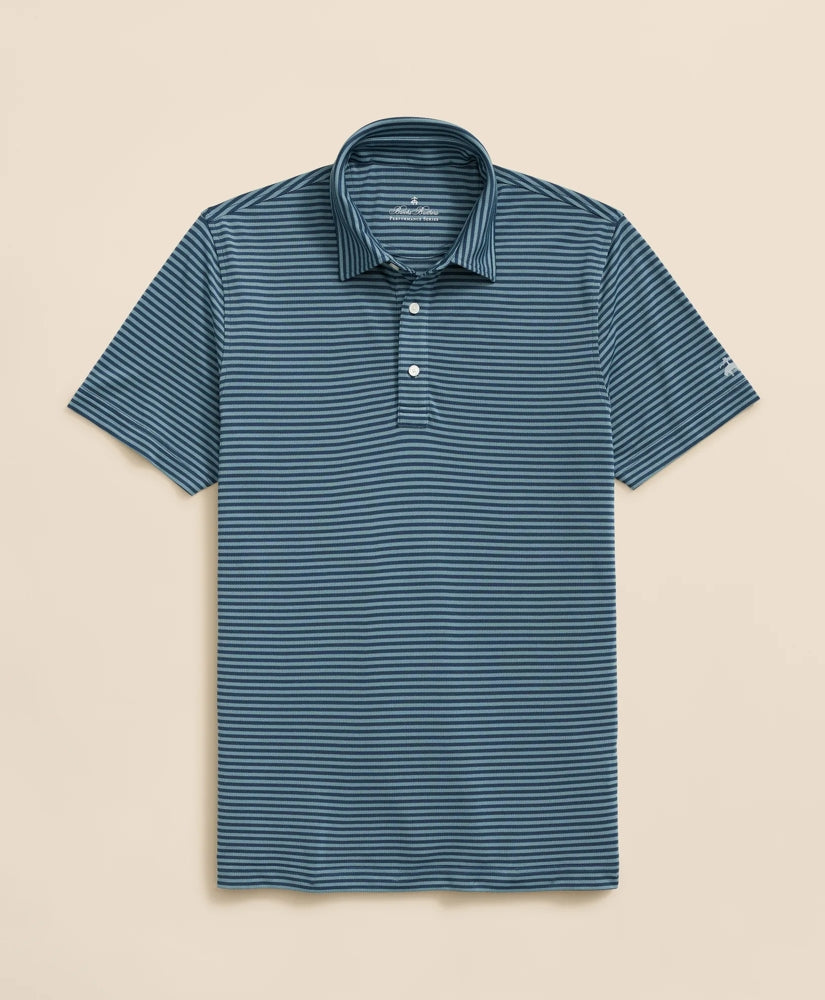 Performance Series Vintage Stripe Pique Polo Shirt | Brooks Brothers