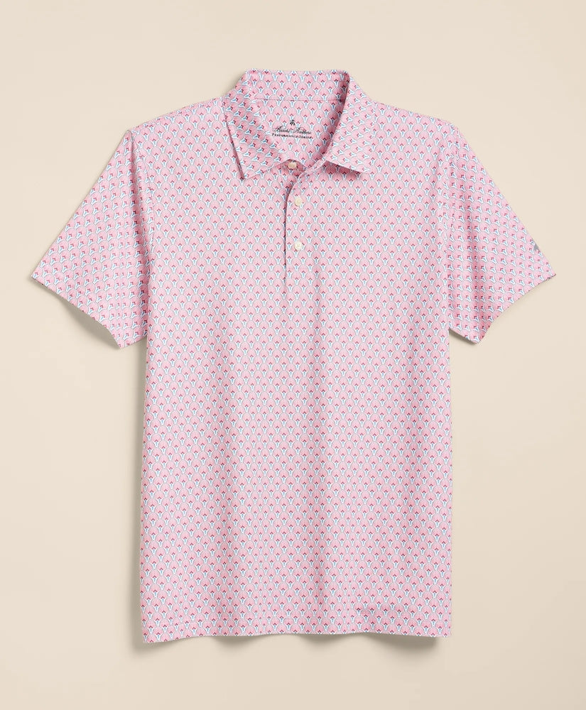 Performance Series Vintage Scallop Motif Polo Shirt | Brooks Brothers