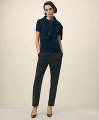 Short-Sleeve Shell Sweater in Cashmere | Brooks Brothers