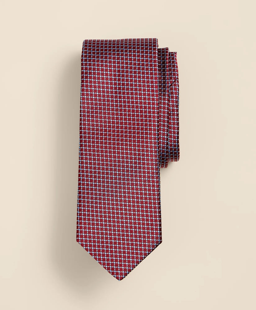 Silk Grid-Dot Tie | Brooks Brothers