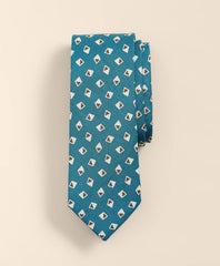 Silk-Linen Diamond Tie | Brooks Brothers