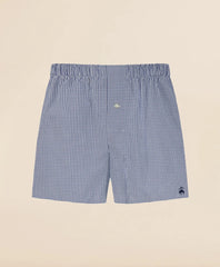 Slim Fit Cotton Broadcloth Check Boxers | Brooks Brothers