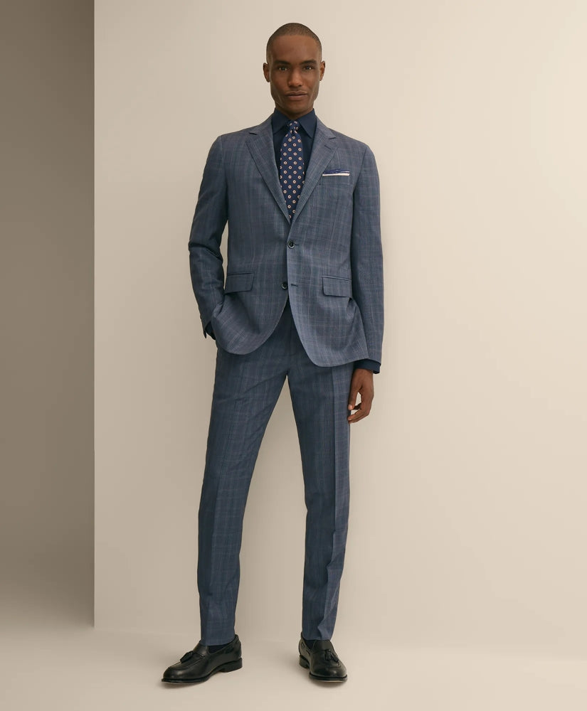 Slim Fit Wool Check 1818 Suit | Brooks Brothers