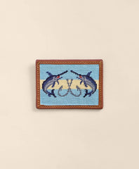 Smathers & Branson Needlepoint Marlin Card Case | Brooks Brothers