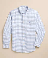 Stretch Cotton Non-Iron Oxford Polo Button Down Sport Shirt | Brooks Brothers