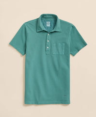 The Vintage Short-Sleeve Garment Dyed Polo Shirt | Brooks Brothers