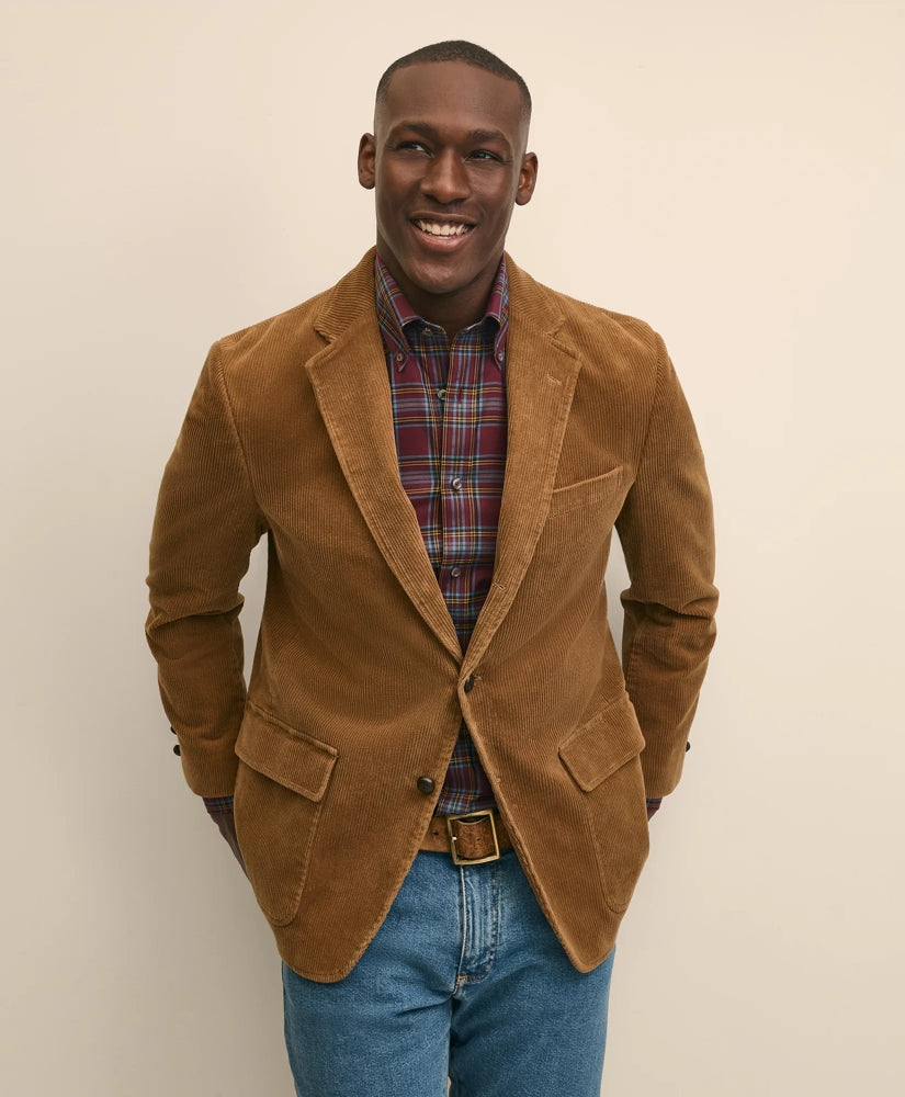 No. 1 Sack Sport Coat in Wide-Wale Cotton Corduroy | Brooks Brothers