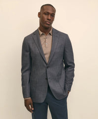 Traditional Fit Wool Hopsack Gingham Sport Coat | Brooks Brothers