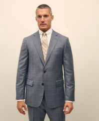 Traditional Fit Wool Overcheck 1818 Suit | Brooks Brothers